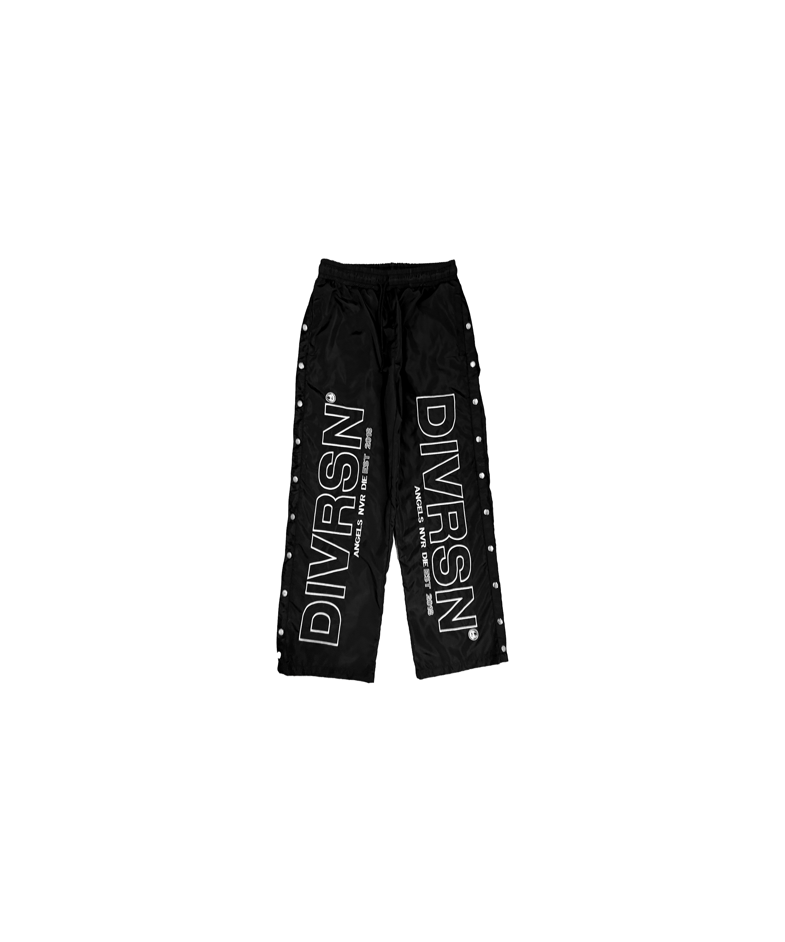 "AND" BLACK NYLON PANTS