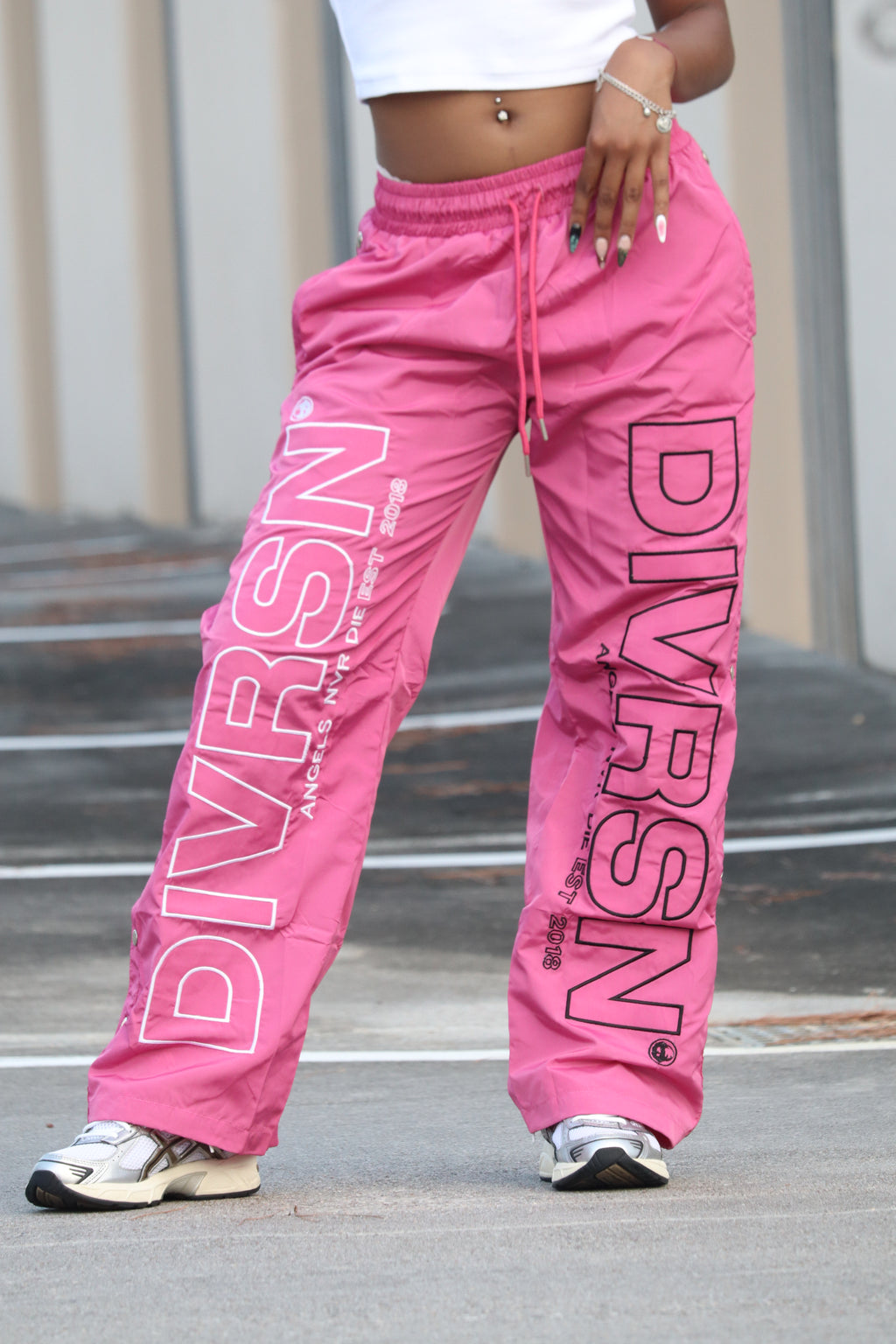 "AND" HOT PINK PANTS