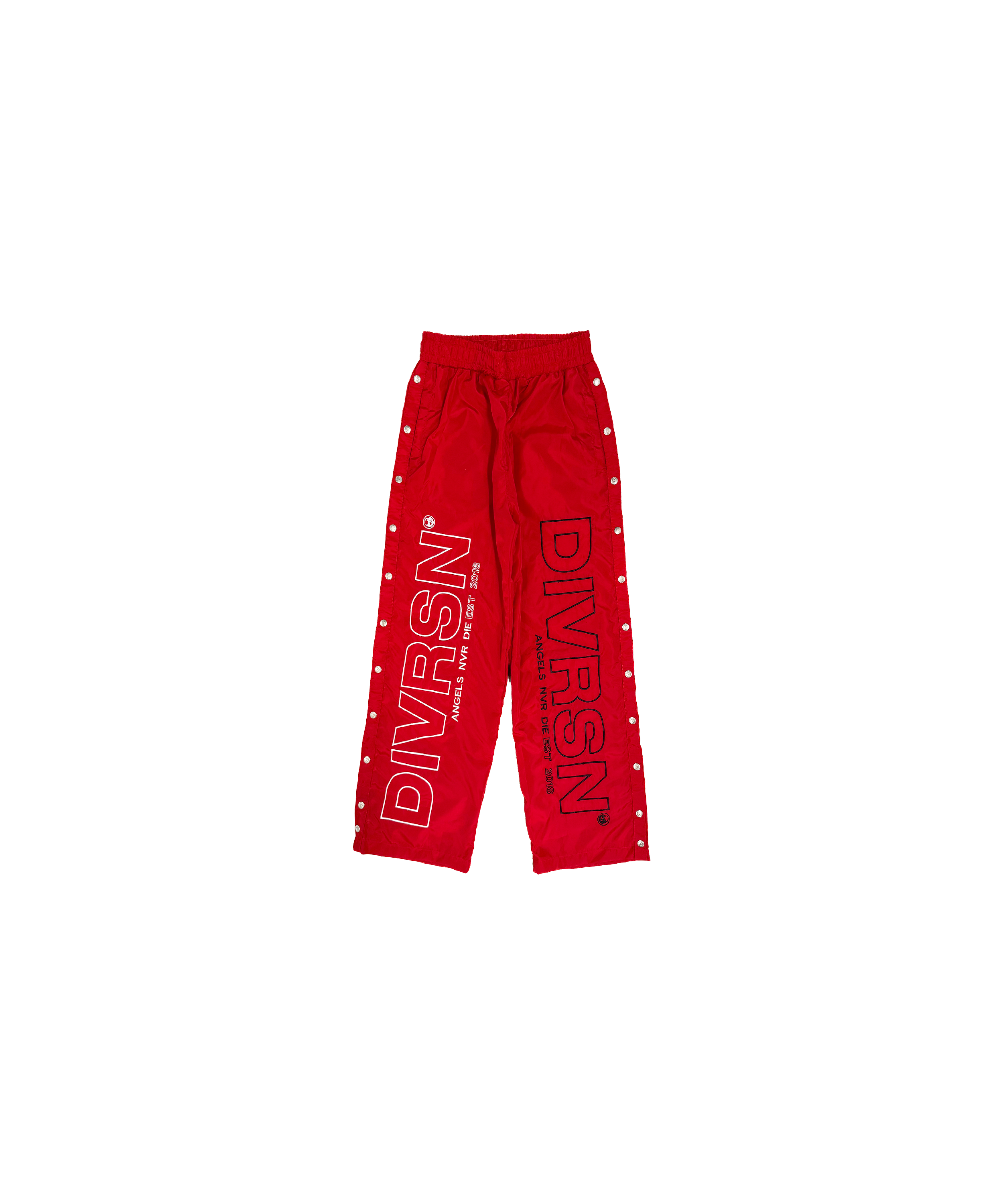 "AND" RED NYLON PANTS